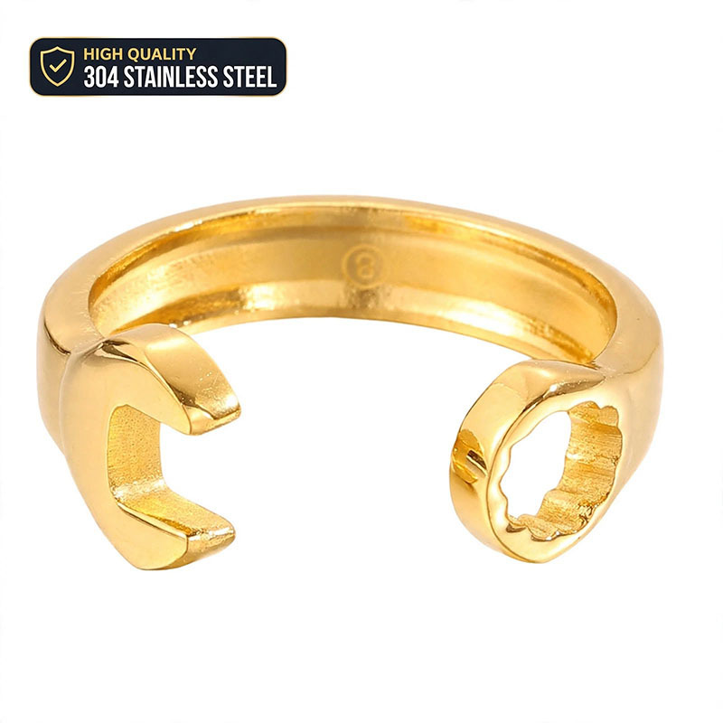 2pcs Stainless Steel Stackable Rings, Urban Style Gift